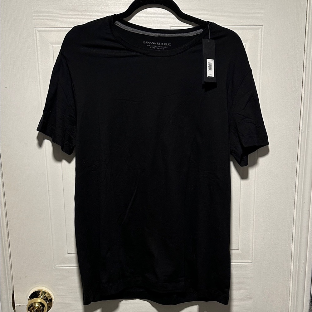 Banana Republic Classic Black Short Sleeve Tee